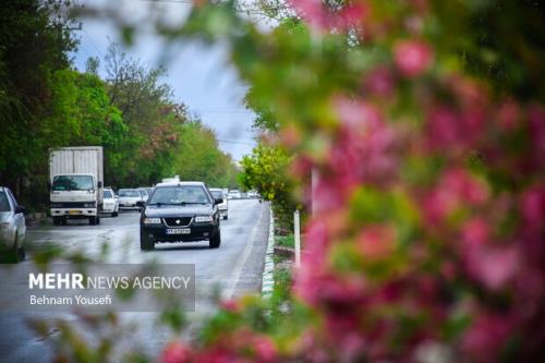 بارش برف و باران در جاده های ۲۳ استان